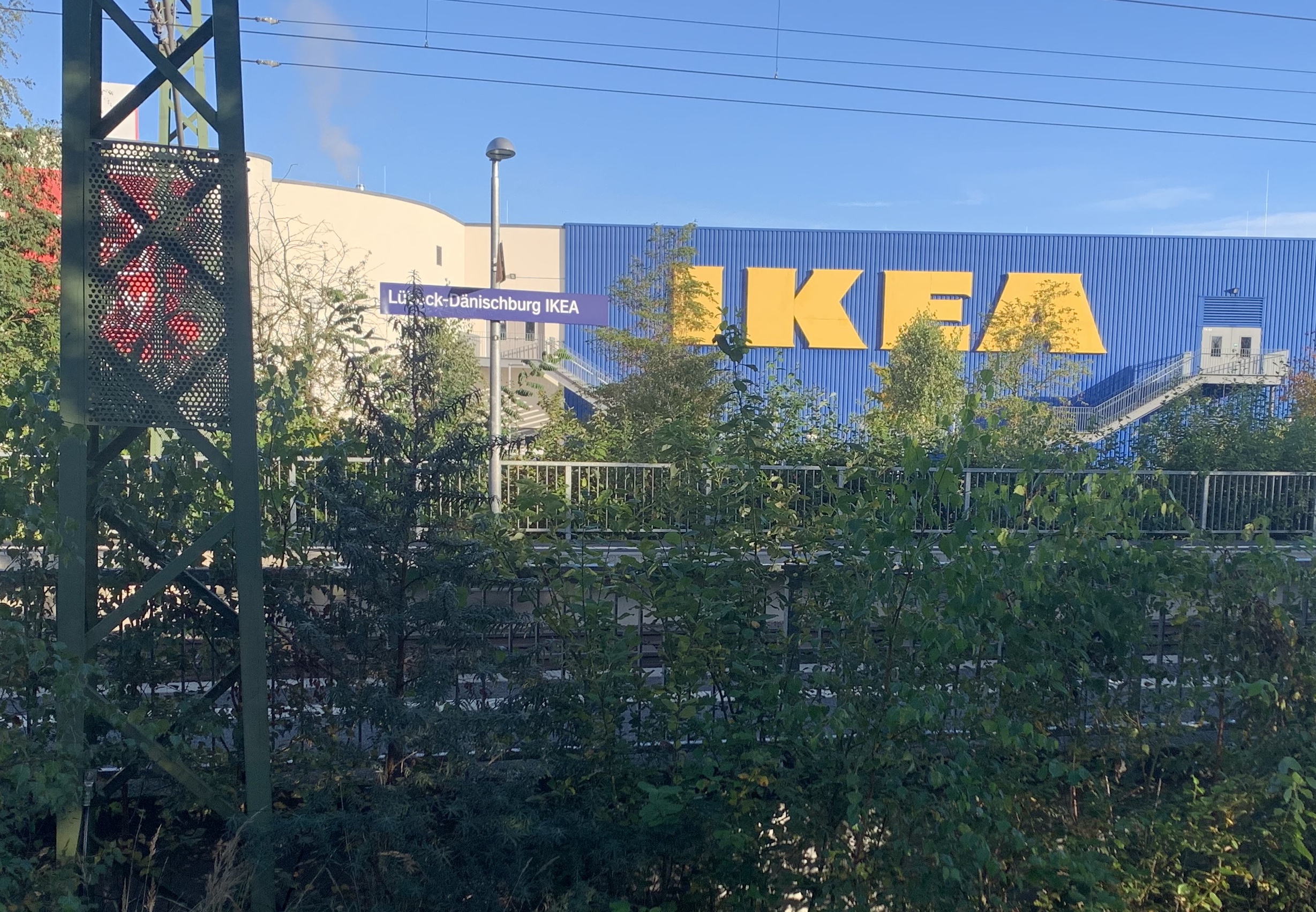 IKEA railway stop