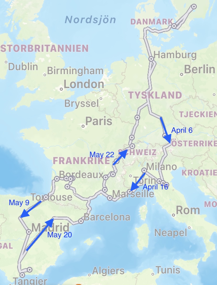 Two months on Interrail